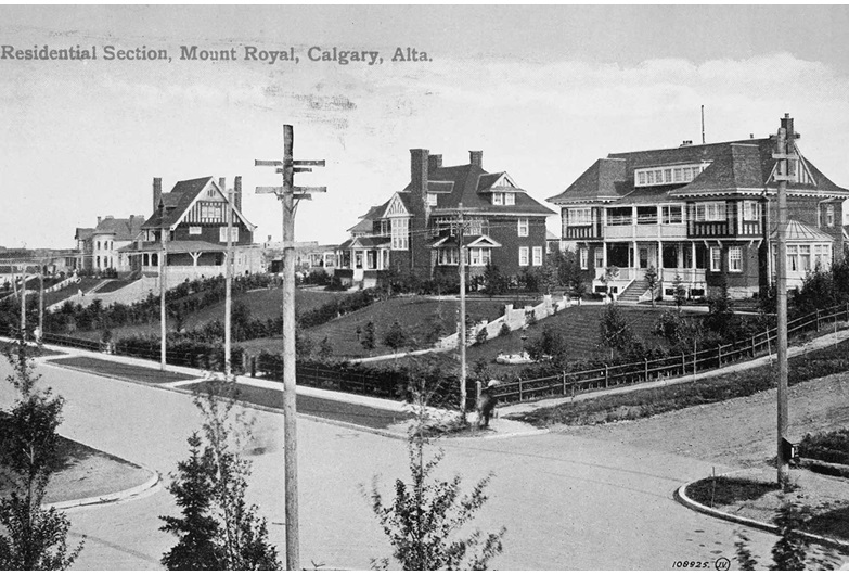 The Sayre Estate was built in 1905 at American Hill, the area that became the modern-day community of Mount Royal.
Glenbow Archives (NA-2022-2)