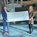 CREB® REALTOR® Community Foundation Chair Murray Scotton and Calgary Drop-In and Rehab Centre Society Fund Development Manager Julia Gilbertson. (Cody Stuart / CREB®Now)