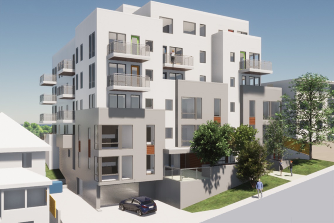 The Bridgeland 515 rental project is one housing development where Cohousing Connections hopes to implement the Intentional Neighbourhood Association model.
Courtesy of Kanas Corporation