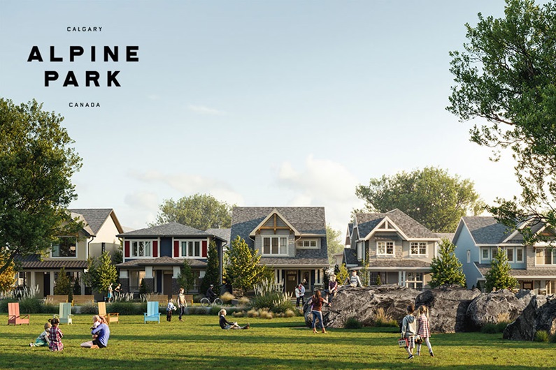 Alpine Park is one of several new Calgary communities that are in various stages of development heading into 2022. (Courtesy of Dream Unlimited)